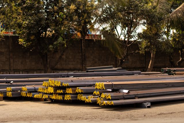 Angle Steel Packed for delivery