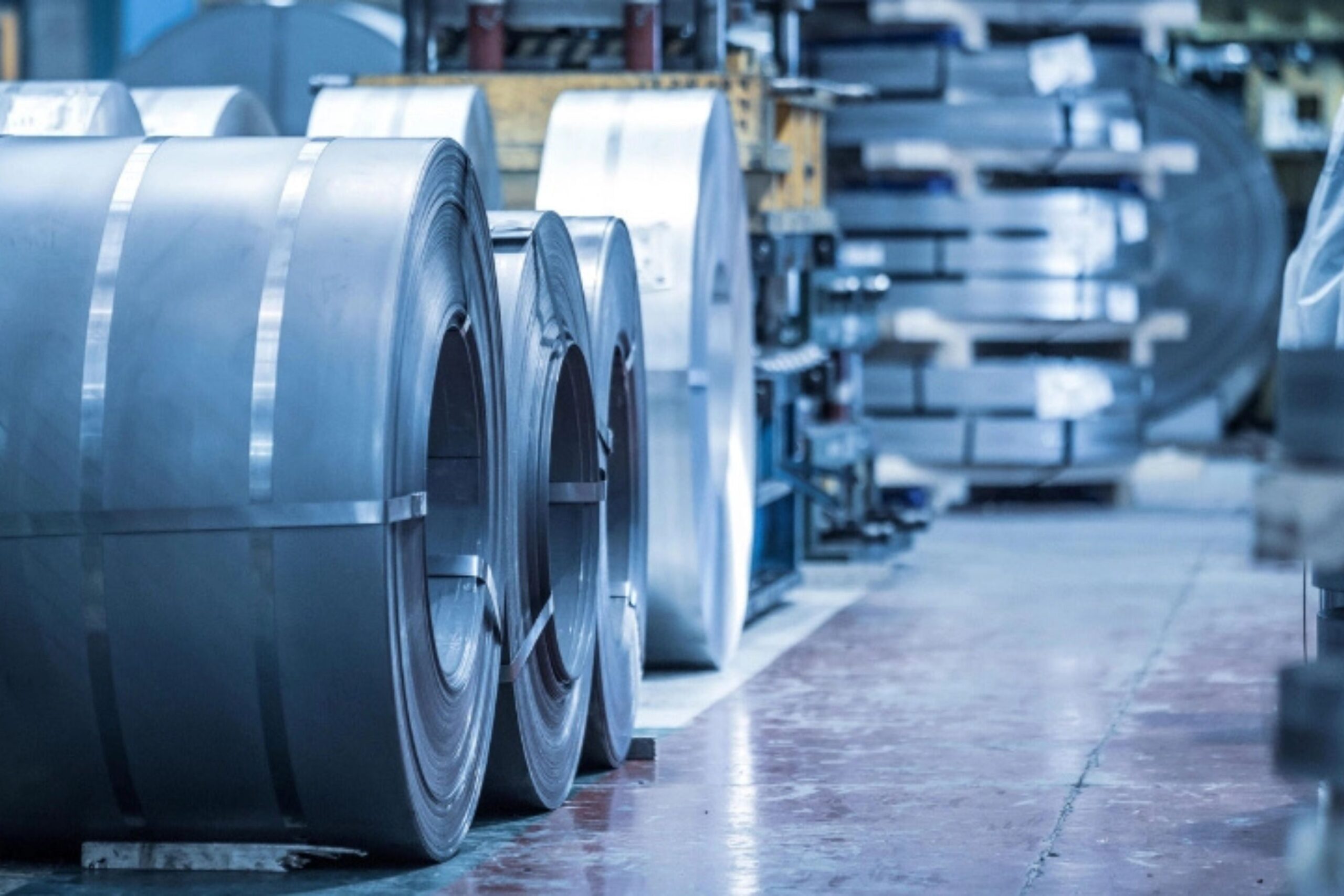 Hot Rolled Coils Packing in factory