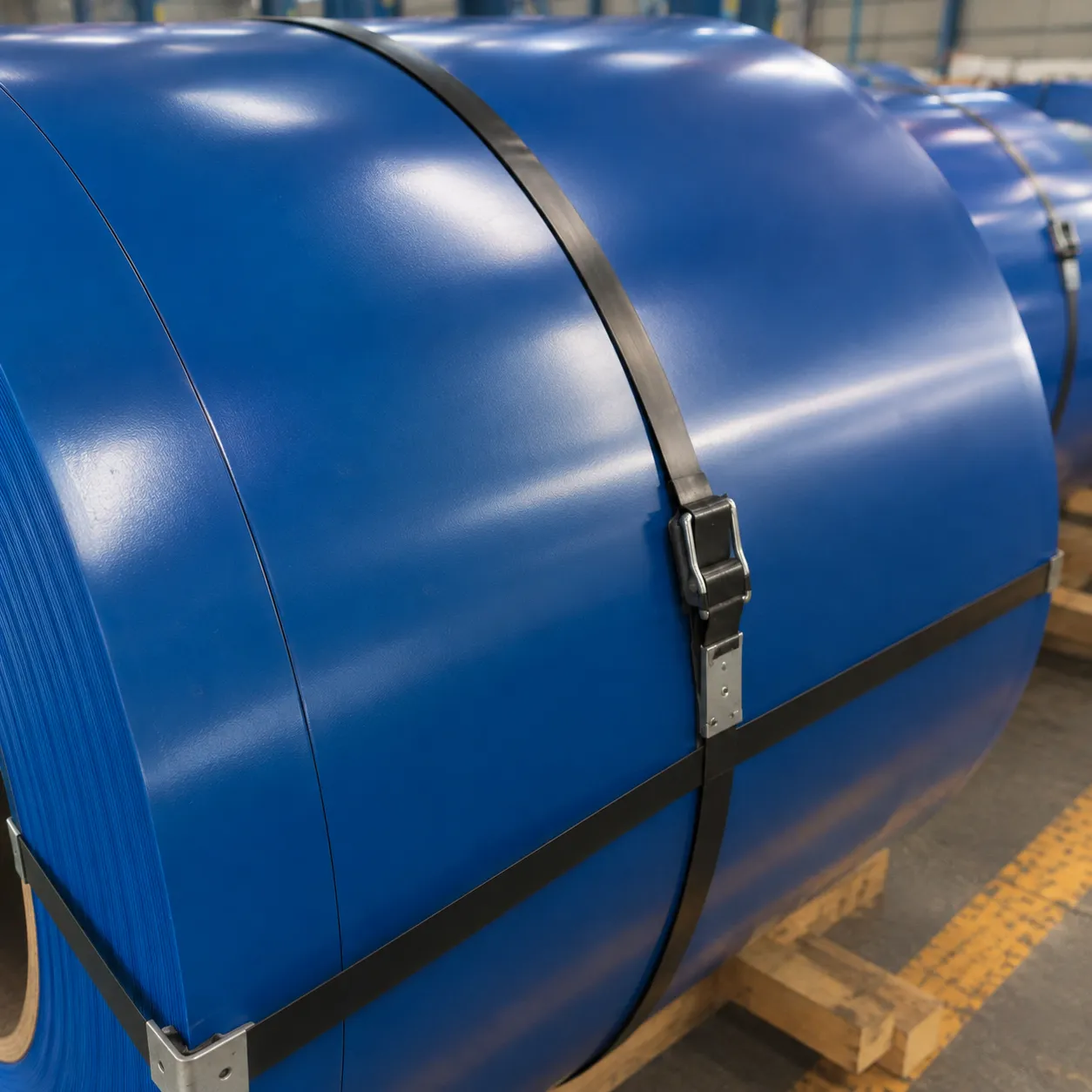 PPGI colour coated steel coils in assorted colours in Pakistan