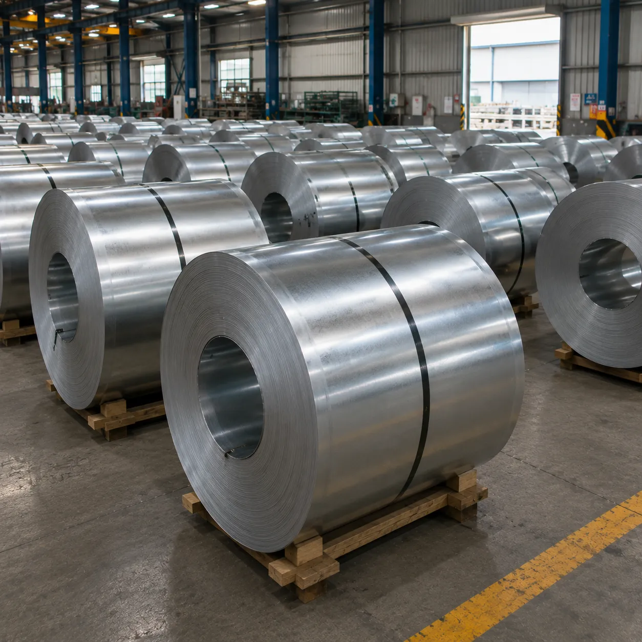 ZAM steel coil for solar mounting structures