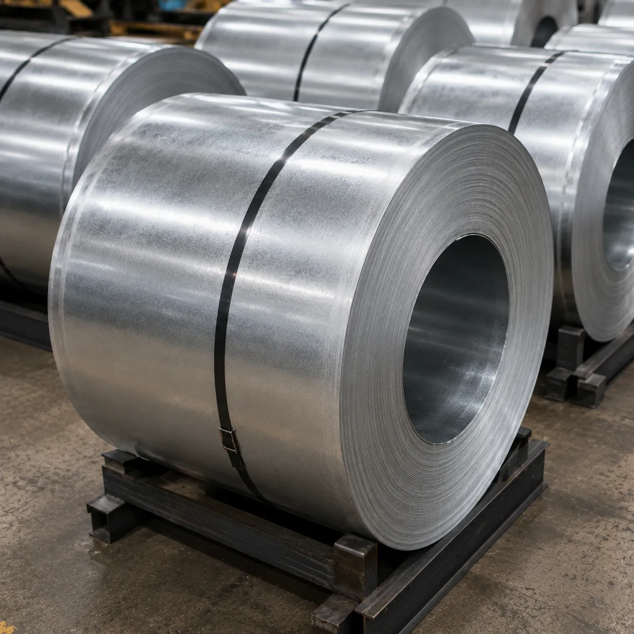Zinc aluminium magnesium coated steel coil